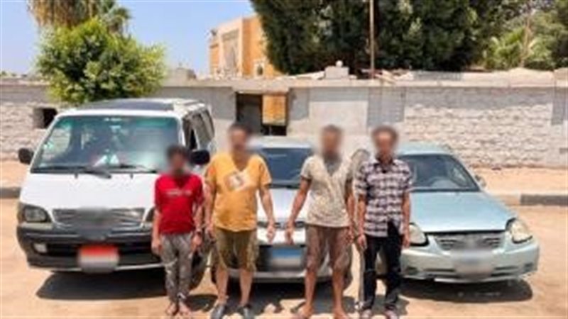ضبط تشكيل عصابى لسرقة