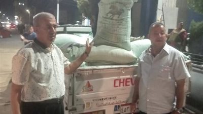 ضبط 1.5 طن دقيق مدعم قبل تهريبه وبيعه بمركز كفر صقر بالشرقية 