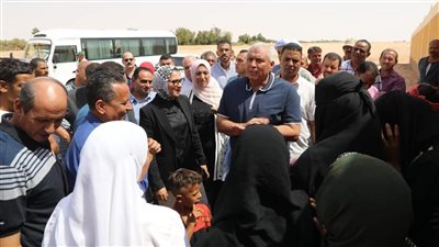 رفع الكفاءة وتجديد المنازل المضارة من الأمطار بقرى الأربعين في الوادي الجديد