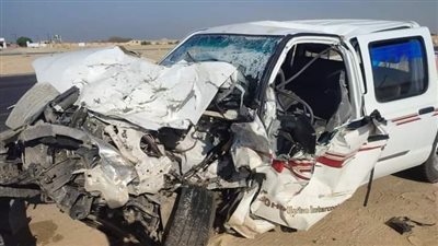 تفريغ كاميرات المراقبة في موقع حادث تصادم 12 سيارة على الدائري بالجيزة 