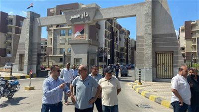 رئيس جهاز مدينة دمياط الجديدة يتفقد مشروع شقق دار مصر