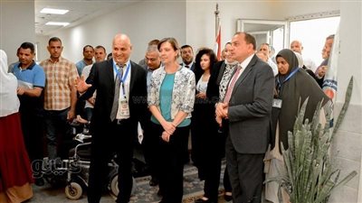 رئيس جامعة بني سويف يفتتح مركز خدمة الطلاب ذوي الإعاقة