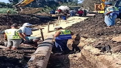 انقطاع مياه الشرب عن أبوحماد 12 ساعة بسبب كسر خط مياه الرئيسي