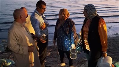 إنزال مليون وحدة زريعة جمبري ببحيرة قارون لأول مرة منذ 6 سنوات بعد معالجة المياه