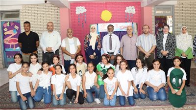 وفد اليونيسف يزور شركة الفيوم لمياه الشرب لنشر الوعي المائي