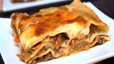 طريقة عمل اللازانيا، على الطريقة الإيطالية الأصلية 