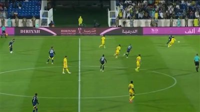 السوبر السعودي، النصر يتقدم على التعاون بهدف في الشوط الأول