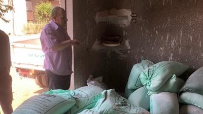 ضبط 3 أطنان دقيق تمويني بنطاق مركز بلبيس بالشرقية 