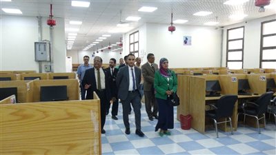 جامعة المنيا تستقبل لجنة تقييم أفضل جامعة صديقة للبيئة (صور)