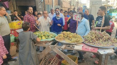 نائب محافظ القليوبية تقود حملة لضبط الأسعار بالأسواق وإزالة الإشغالات والإعلانات المخالفة