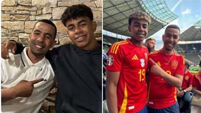 كنت بين الحياة والموت، أول ظهور لوالد لامين يامال بعد حادثة الطعن (صورة)