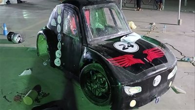 هندسة القناة تفوز بجائزة أفضل روح فريق بـ رالي السيارات الكهربائية في العلمين 