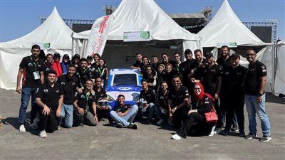 فريق سباقات عين شمس يحصد العديد من الجوائز برالي السيارات الكهربائية