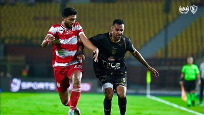 وحيد محسن يسجل الهدف الأول لـ بلدية المحلة في شباك الزمالك (صور)