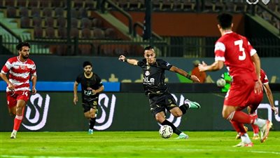 ناصر منسي يسجل هدف الزمالك الثاني في شباك بلدية المحلة (صور)