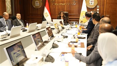 منال عوض تتابع الموقف التنفيذي لمشروعات برنامج التنمية المحلية بصعيد مصر