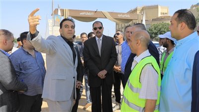 ‏محافظ سوهاج يتفقد أعمال المرحلة الثانية من مشروع توسعة الكورنيش الغربي