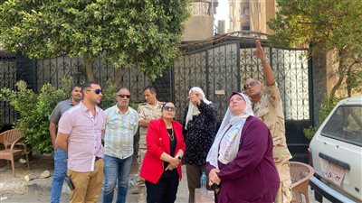 إيقاف أعمال بناء مخالف بشارع طه حسين في النزهة (صور)