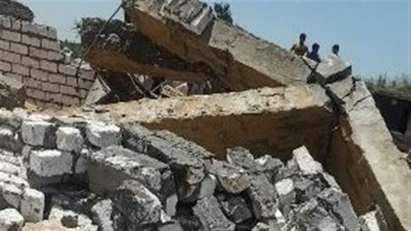 إزالة 9 حالات تعدي
