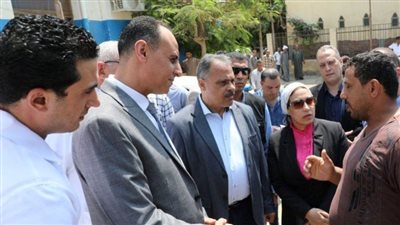 محافظ الشرقية يتفقد مستشفى أولاد صقر المركزي 