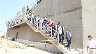 محافظ الشرقية يتفقد مشروع محطة معالجة كفر الفرايحة بأولاد صقر 