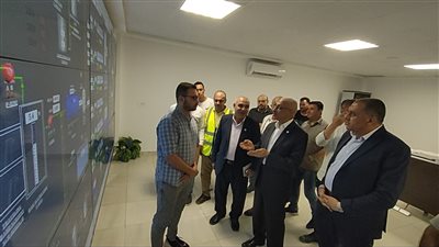 محافظ شمال سيناء يتفقد محطة المياه بالكيلو 17 غرب العريش