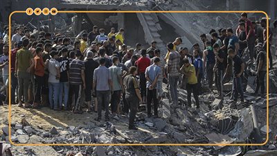 استشهاد 5 فلسطينيين وإصابة آخرين في قصف طيران الاحتلال لمنزل بغزة