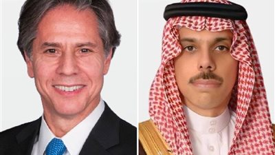 بلينكن وبن فرحان يبحثان سبل إنهاء حرب غزة والتطورات في السودان واليمن