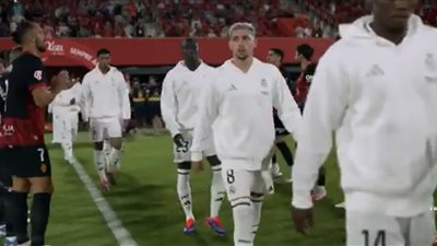 مايوركا ينظم ممرا شرفيا لـ ريال مدريد (فيديو)
