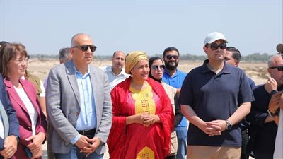 وزير الرى ومحافظ دمياط يتفقدان مشروعات تعزيز التكيف مع التغيرات المناخية 