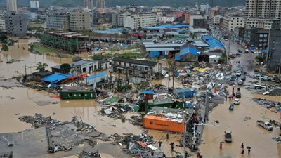 ارتفاع حصيلة ضحايا الإعصار جايمي بالصين إلى 50 حالة وفاة و15 مفقودا