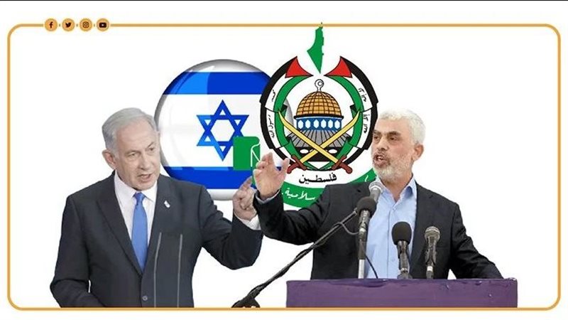 السنوار ونتنياهو،