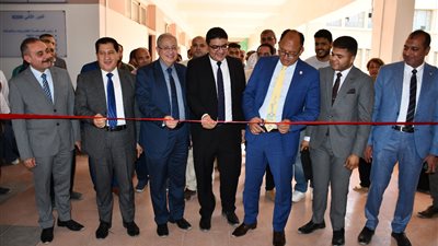 افتتاح مشروع رفع كفاءة البنية التحتية والتجهيزية لدور 200 بكلية الهندسة بحلوان