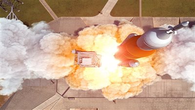 لحظة انفجار محرك صاروخي خلال إطلاق تجريبي في اسكتلندا (فيديو)