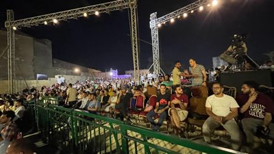 حضور جماهيري كبير في حفل الشيخ محمود التهامي بمهرجان القلعة (صور)