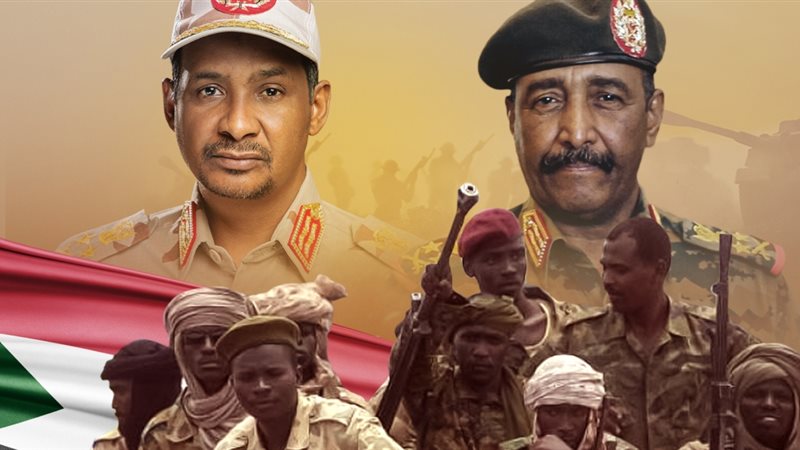 البرهان وحميدتى،