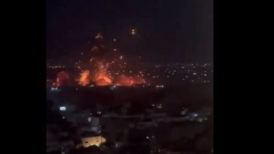 اللقطات الأولى للغارة الإسرائيلية التي استهدفت مدينة بعلبك اللبنانية (فيديو)