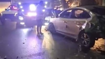 12 سيارة اتعجنت، الدفع بـ 9 سيارات إسعاف و3 أوناش مرور إلى موقع حادث الطريق الدائري (صور)