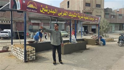 افتتاح استراحة جديدة للمواطنين بمحطة وحدة الشوبك الغربي بالبدرشين