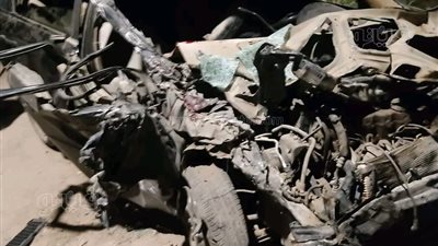 التحريات تكشف تفاصيل حادث تصادم سيارات أعلى الطريق الدائرى