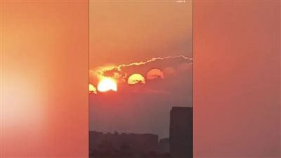 ظاهرة نادرة في مدينة صينية، 7 شموس تظهر في السماء دفعة واحدة (فيديو)
