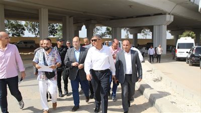 محافظ الجيزة يتابع انتظام أعمال التطوير بمحيط المتحف المصرى الكبير (صور)
