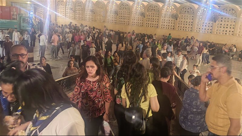 زوار دير درنكة بأسيوط،