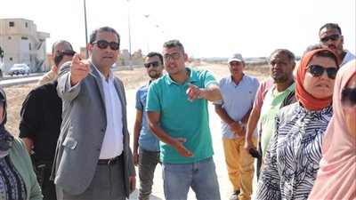  محافظ دمياط يتفقد أعمال تطوير طريق شطا