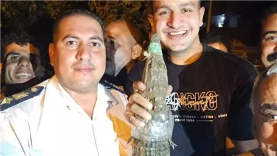 أخبار مصر: لحظة العثور على تمساح البدرشين، 4 كوارث لتخزين سد النهضة، طرابلس تشتعل وعقيلة صالح يهدد، استخراج محمول من معدة مريض