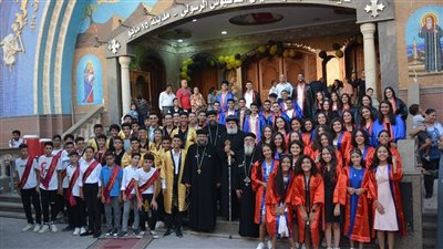 الأنبا ميخائيل يترأس الاحتفال بذكرى صلاة أول قداس بكنيسة العذراء بـ 15 مايو