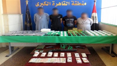 ضبط 16 عنصرا إجراميا بحوزتهم مواد مخدرة وأسلحة بـ 16 مليون جنيه