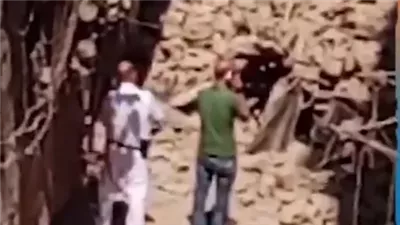 مهجور وخالٍ من السكان، المعاينة الأولية تكشف سبب انهيار عقار مكون من طابقين بالجيزة 