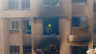 التحريات: ماس كهربائي وراء حريق شقتين في التجمع الثالث (صور)