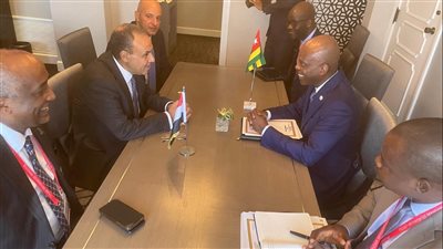 وزير الخارجية والهجرة يلتقي مع وزير خارجية توجو على هامش اجتماعات مؤتمر التيكاد 
